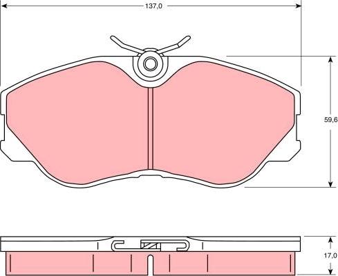 Ferodo FDB522 - Тормозные колодки, дисковые, комплект unicars.by