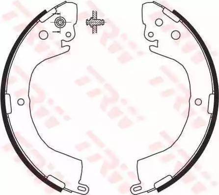 Alpha Brakes HST-MS-058 - Комплект тормозных колодок, барабанные unicars.by