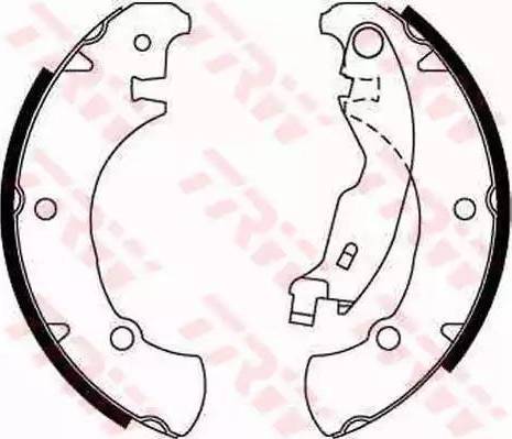 Alpha Brakes HST-FT-013 - Комплект тормозных колодок, барабанные unicars.by