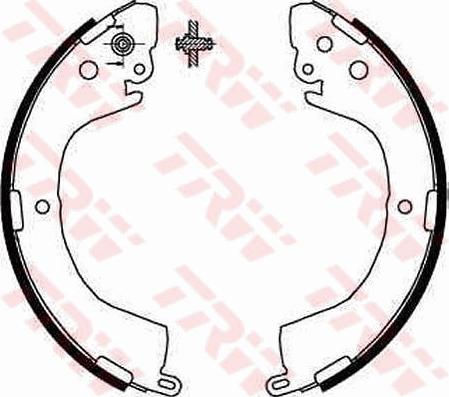 TRW GS8667 - Комплект тормозных колодок, барабанные unicars.by