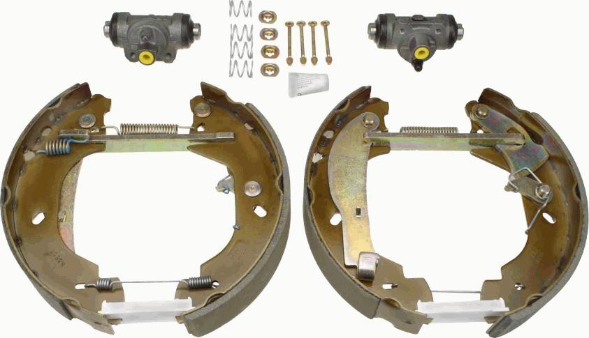 TRW GSK1665 - Комплект тормозных колодок, барабанные unicars.by