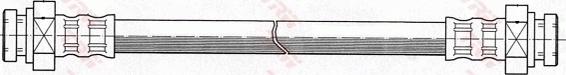 TRW PHA307 - Тормозной шланг unicars.by