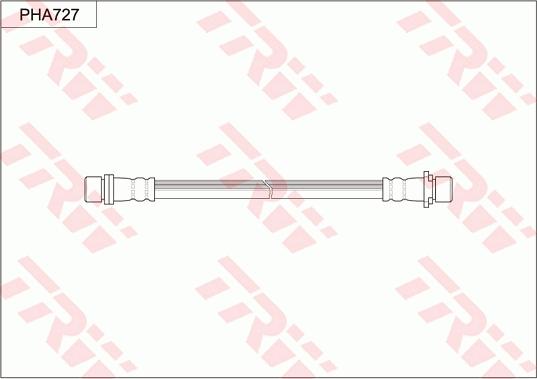 TRW PHA727 - Тормозной шланг unicars.by