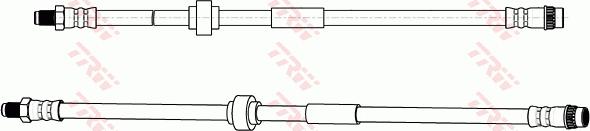 TRW PHB635 - Тормозной шланг unicars.by