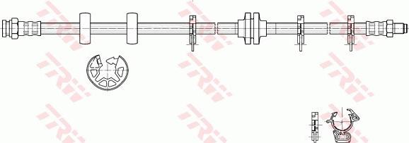 TRW PHB274 - Тормозной шланг unicars.by