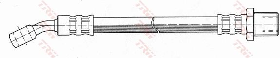 TRW PHD147 - Тормозной шланг unicars.by