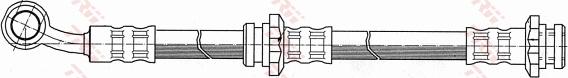 TRW PHD129 - Тормозной шланг unicars.by