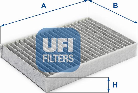 UFI 54.196.00 - Фильтр воздуха в салоне unicars.by