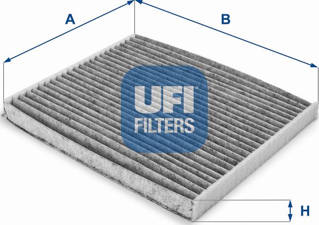 UFI 54.162.00 - Фильтр воздуха в салоне unicars.by