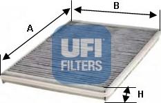 UFI 54.116.00 - Фильтр воздуха в салоне unicars.by