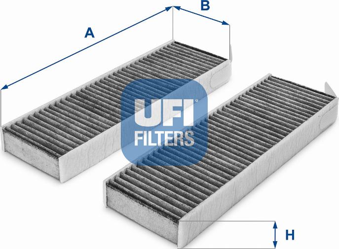 UFI 54.172.00 - Фильтр воздуха в салоне unicars.by