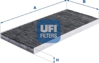 UFI 54.346.00 - Фильтр воздуха в салоне unicars.by