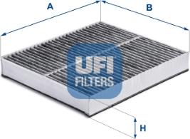 UFI 54.320.00 - Фильтр воздуха в салоне unicars.by