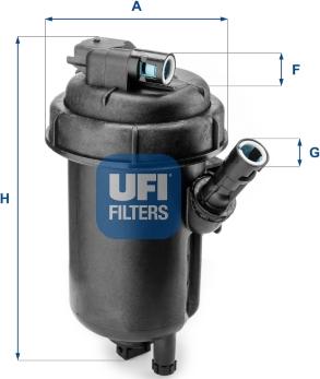 UFI 55.152.00 - Топливный фильтр unicars.by