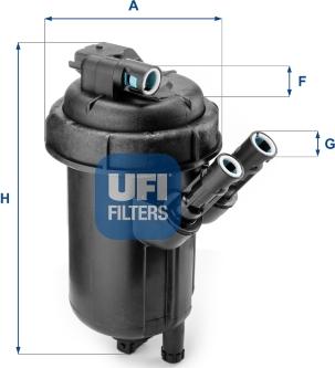 UFI 55.114.00 - Топливный фильтр unicars.by