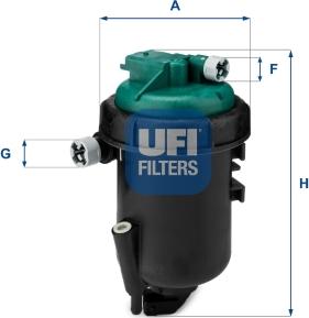 UFI 55.181.00 - Топливный фильтр unicars.by