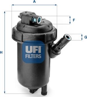 UFI 55.120.00 - Топливный фильтр unicars.by