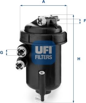 UFI 55.127.00 - Топливный фильтр unicars.by