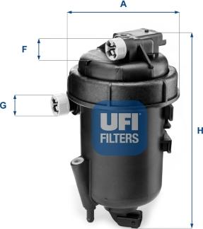 UFI 55.179.00 - Топливный фильтр unicars.by