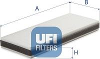 UFI 53.442.00 - Фильтр воздуха в салоне unicars.by