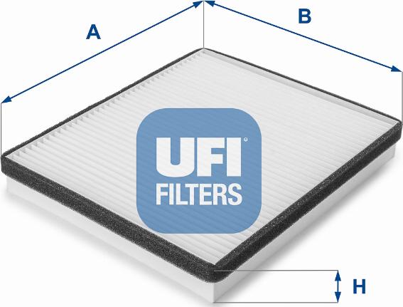 UFI 53.057.00 - Фильтр воздуха в салоне unicars.by