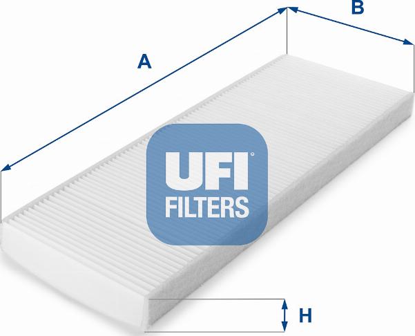 UFI 53.014.00 - Фильтр воздуха в салоне unicars.by