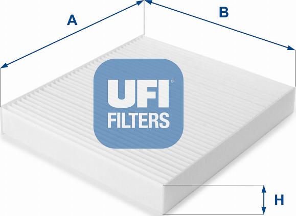 UFI 53.035.00 - Фильтр воздуха в салоне unicars.by