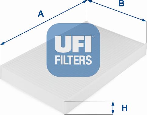 UFI 53.038.00 - Фильтр воздуха в салоне unicars.by