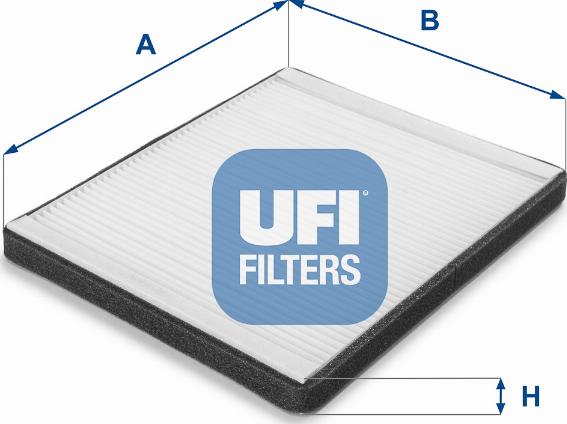 UFI 53.075.00 - Фильтр воздуха в салоне unicars.by