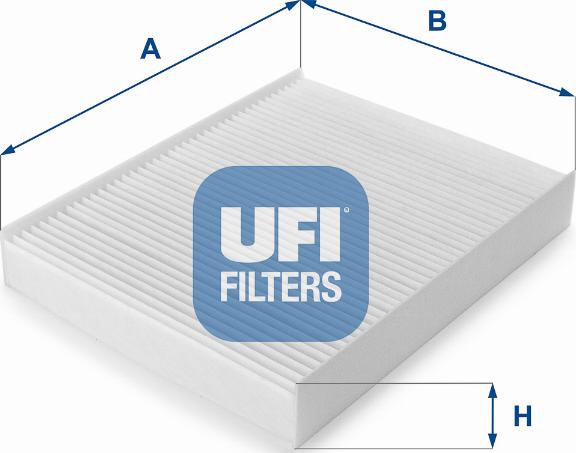 UFI 53.076.00 - Фильтр воздуха в салоне unicars.by