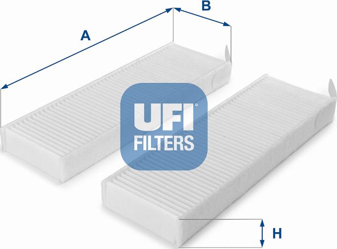 UFI 53.154.00 - Фильтр воздуха в салоне unicars.by