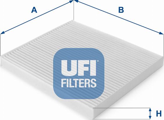 UFI 53.125.00 - Фильтр воздуха в салоне unicars.by