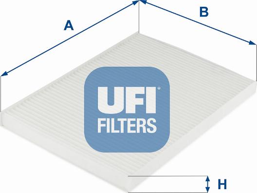 UFI 53.252.00 - Фильтр воздуха в салоне unicars.by