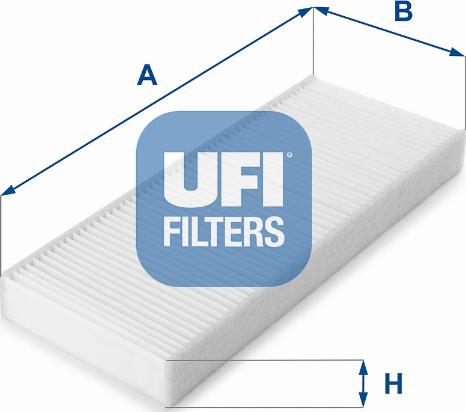 UFI 53.214.00 - Фильтр воздуха в салоне unicars.by