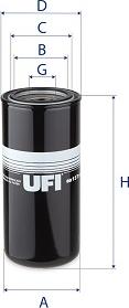 UFI 80.137.00 - Фильтр, система рабочей гидравлики unicars.by