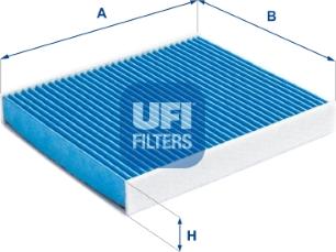 UFI 34.402.00 - Фильтр воздуха в салоне unicars.by