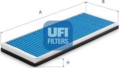 UFI 34.195.00 - Фильтр воздуха в салоне unicars.by