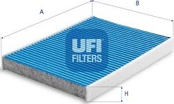 UFI 34.166.00 - Фильтр воздуха в салоне unicars.by