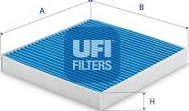 UFI 34.167.00 - Фильтр воздуха в салоне unicars.by