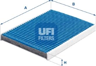 UFI 34.103.00 - Фильтр воздуха в салоне unicars.by