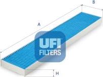 UFI 34.413.00 - Фильтр воздуха в салоне unicars.by