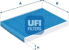 UFI 34.170.00 - Фильтр воздуха в салоне unicars.by