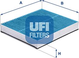 UFI 34.320.00 - Фильтр воздуха в салоне unicars.by