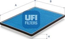 UFI 34.224.00 - Фильтр воздуха в салоне unicars.by