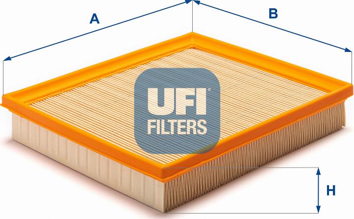 UFI 30.558.00 - Воздушный фильтр, двигатель unicars.by