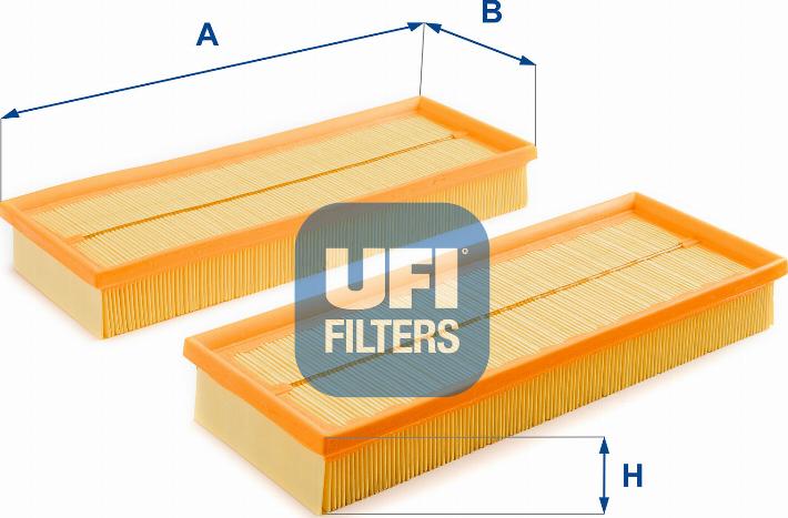 UFI 30.531.00 - Воздушный фильтр, двигатель unicars.by