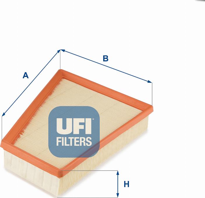 UFI 30.663.00 - Воздушный фильтр, двигатель unicars.by