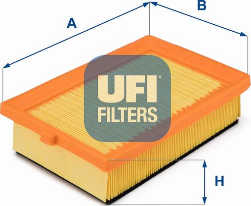 UFI 30.607.00 - Воздушный фильтр, двигатель unicars.by