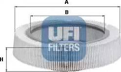 UFI 30.816.00 - Воздушный фильтр, двигатель unicars.by