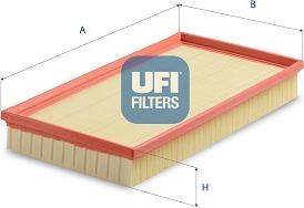 UFI 30.007.00 - Воздушный фильтр, двигатель unicars.by